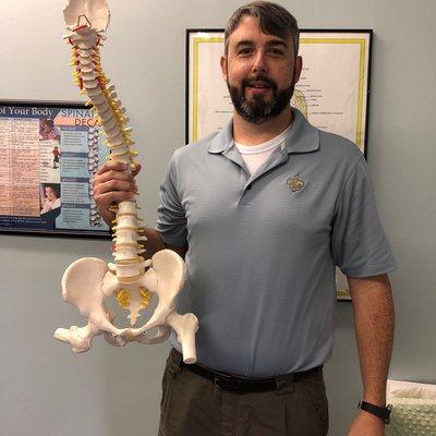 Dr. Derek will get your spine straight!!