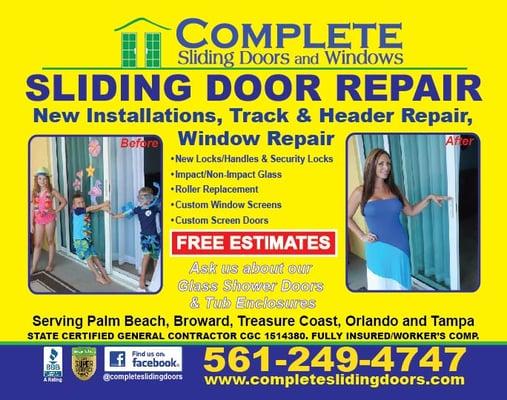 Sliding Door Repair