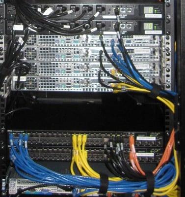 some or our servers and redundant networking equipment