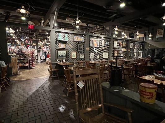 Inside- dining area