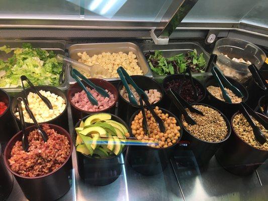 Pick 5 toppings for your salad