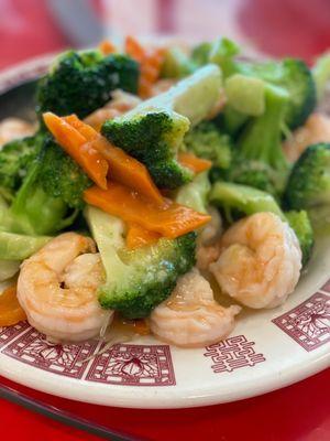 Shrimp with Broccoli @tiffhuangry