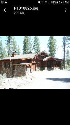 Exterior mountain home stain restorations and finishes