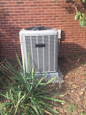 Our new AC unit installed by boehmer