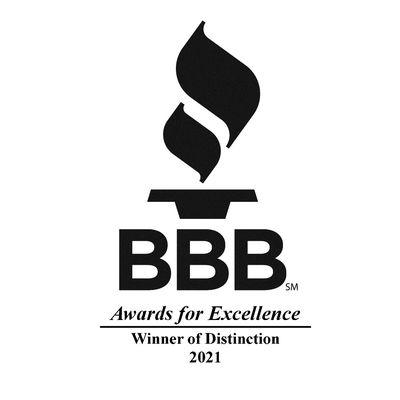 2021 BBB Award of Excellence Winner