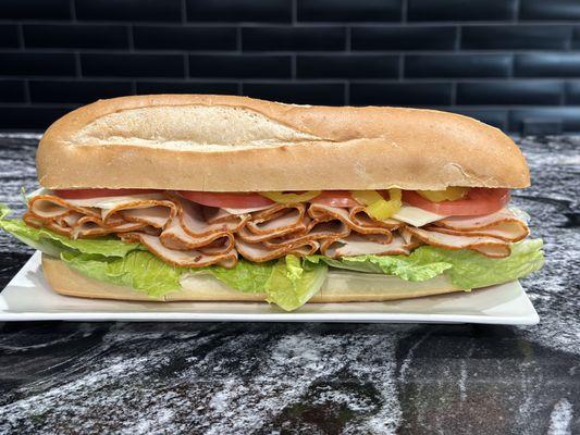 Buffalo Chicken Sandwich on French bread