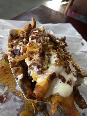 Chicken bacon ranch fries