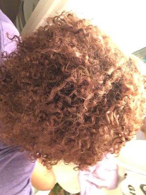 I could never get good curls in the back!