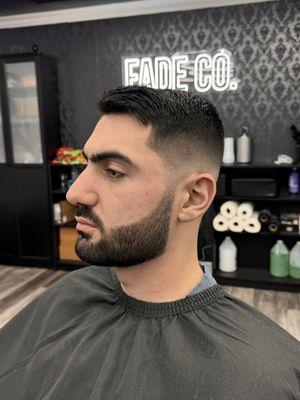 Fade and beard by Jerry