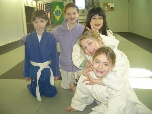 A room full of smiles at our Kids BJJ Class.