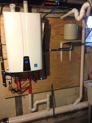 Some of our navien tankless water heater installs