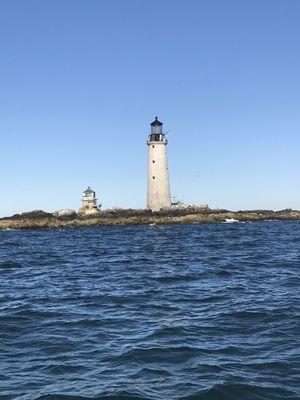 I explored all the way out to Graves light fishing for bait.