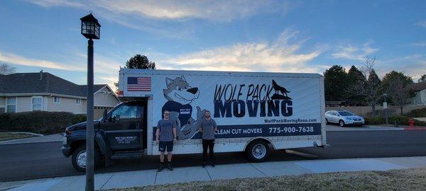 WOLFPACK MOVERS ARE THE BEST IN THE BUSINESS.  Thank you Gary and Garret!