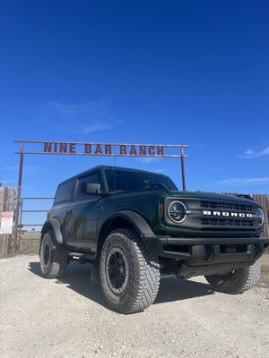 Main gate to the ranch.