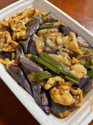 Chicken Eggplant with Garlic Sauce