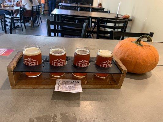 4 Variations of the Head of the Horseman pumpkin beers!