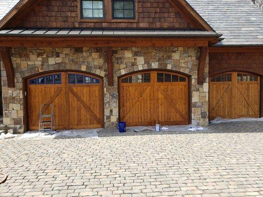 Garage door restorstion after!