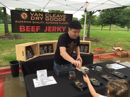 The van Cleave Dry Goods Beef Jerky!