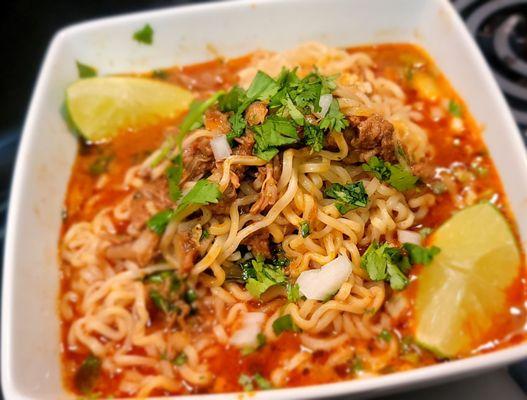 My version of birria ramen at home!!!