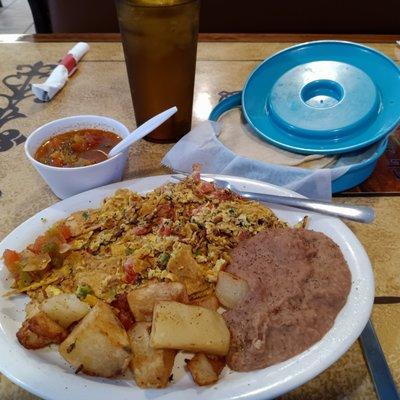 I finally remembered to go on a Thursday for the migas special, $6.95. I wish they gave you chips here while you wait for your meal though.