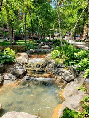 Water in Mears Park