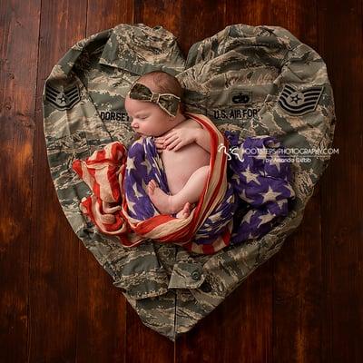 Newborn Patriotic - Vacaville Photographer