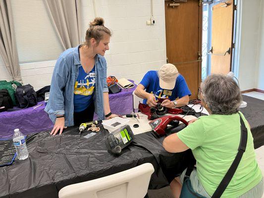 Free Repair cafes held quarterly