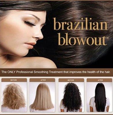 Schedule your long lasting Brazilian Blowout special at 199$ .