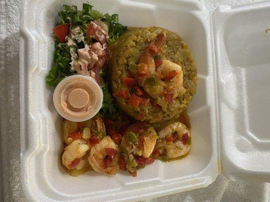 Shrimp Mofongo