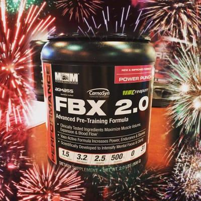 FBX 2.0: Most scientifically engineered pre-workout on planet. Make that universe. Times a Gazillion.