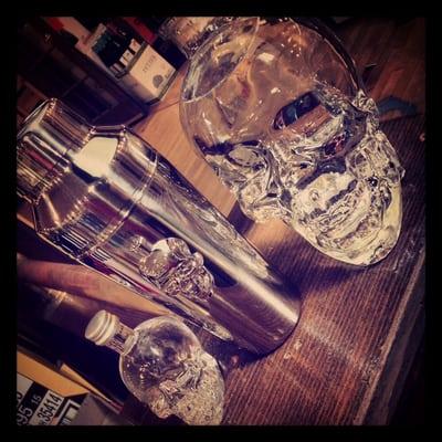 Crystal Head Vodka made by Dan Aykroyd