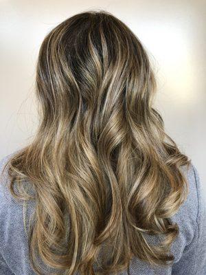 Full balayage and tone