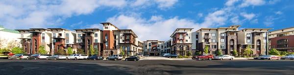 Exterior view of 1st and Rosemary Family Apartments