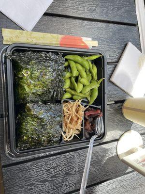 Rice balls bento box