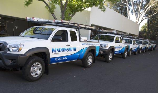 Windowmsmith trucks ready to roll!