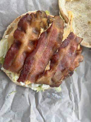 A nice Bacon Cheeseburger