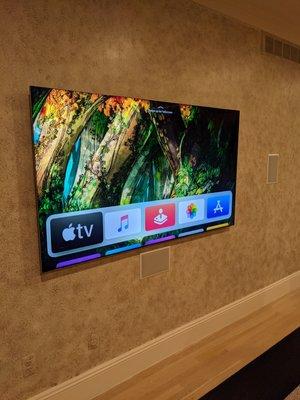 8K Samsung Display provided and installed into whole home AV distribution