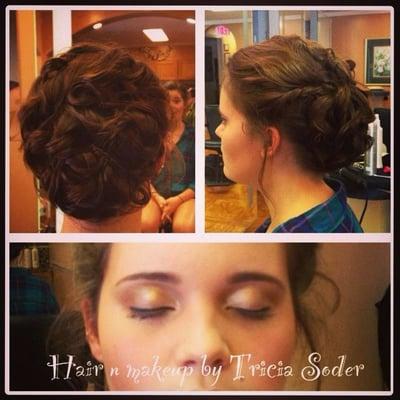 Prom Up-do and make up!