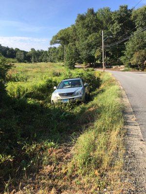 Before the tow from Ted’s of Fayville, Inc.