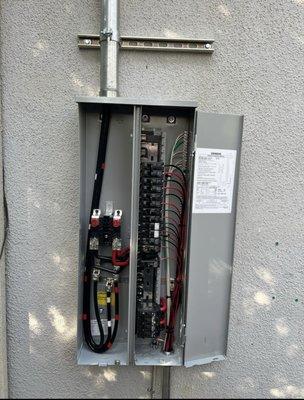 200 amp solar, ready service panel upgrade