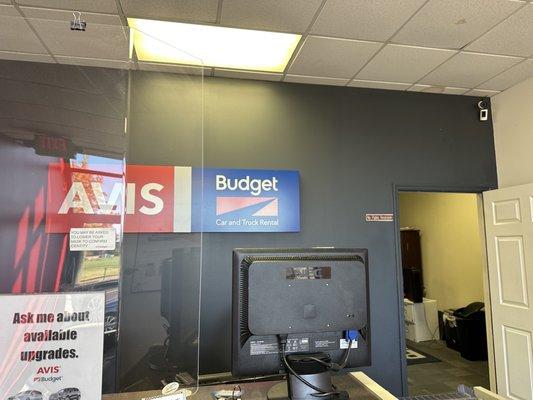 Front Desk. Tidy and clean spacious.