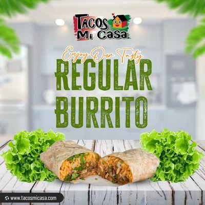 Just looking for a quick bite? Try our delicious burrito, stuffed with your choice of meat, rice, beans, onion & cilantro