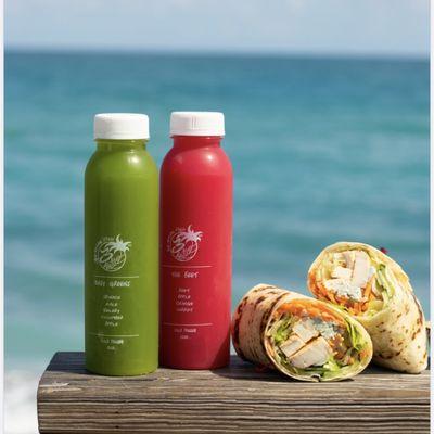 Wraps and Cold Pressed Juices