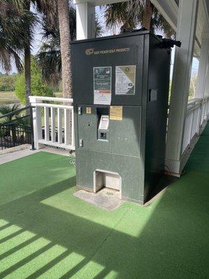 Ball dispenser for driving range