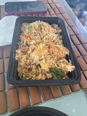 Shrimp Thai Basil Fried Rice