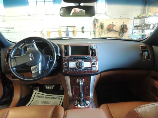 Full interior detail.  Making the inside of your car looking and smelling like new.