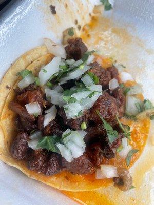 Meat tacos