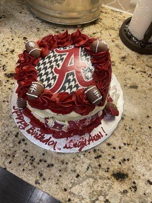 Alabama cake! (Accidentally got a little smooshed)