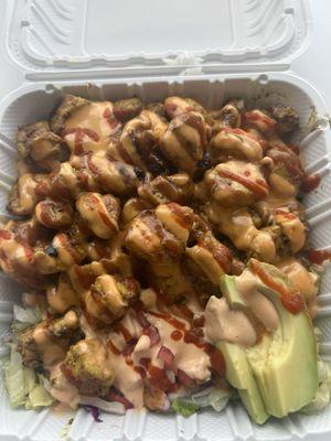 Satay chicken platter