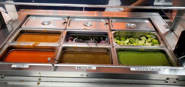 Self Serve Salsa Bar